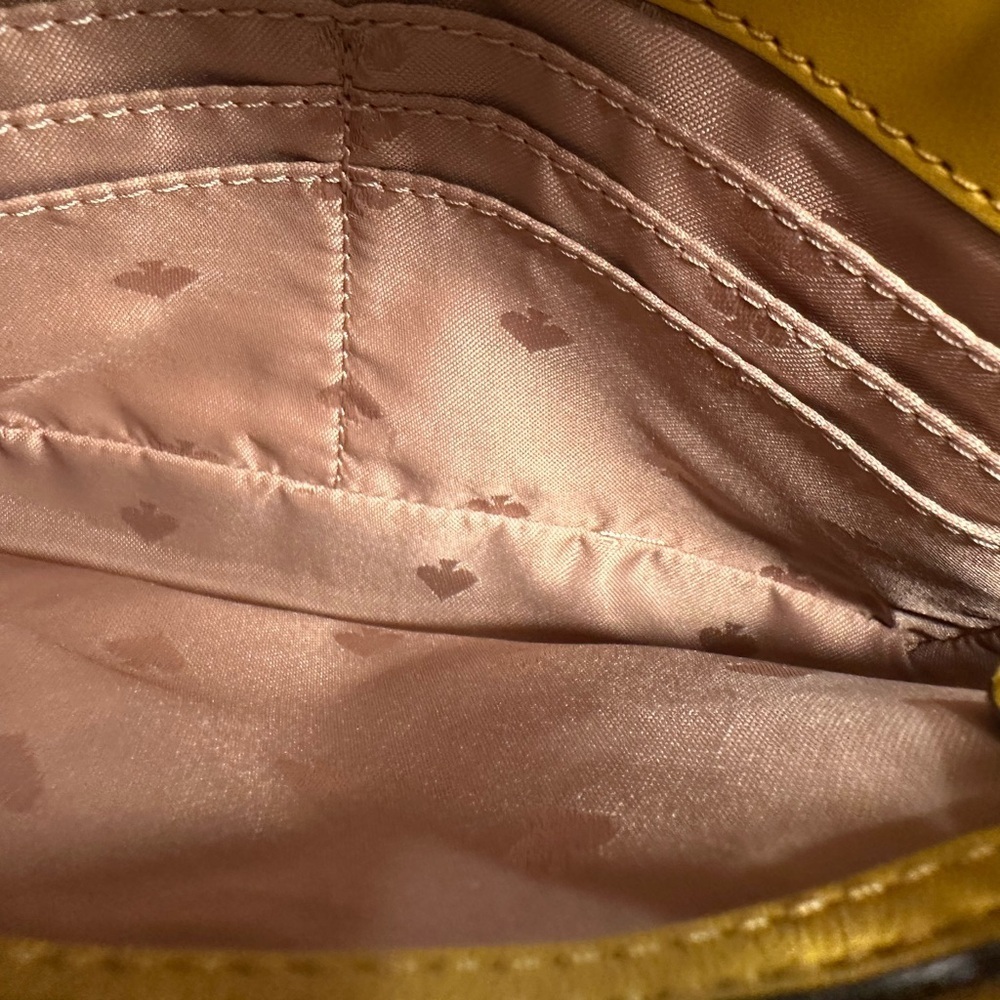 Kate Spade Natalia Mustard Quilted Crossbody Bag - Picture 15 of 15